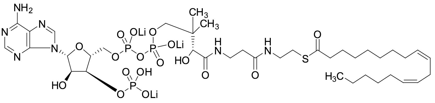 Linoleoyl Coenzyme A Lithium Salt