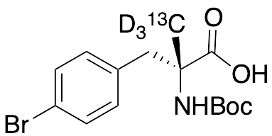 4-Bromo-N-Boc-alpha-methyl-D-phenylalanine-13C,d3
