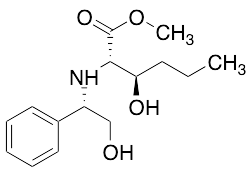 (2S,3R)-3-Hydroxy-2-((1S)-2-hydroxy-1-phenylethylamino)hexanoic Acid Methyl Ester