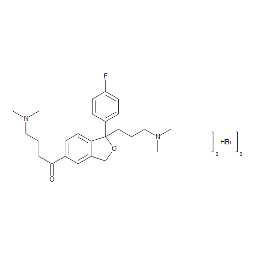 4-(Dimethylamino)-1-[(1RS)-1-[3-(dimethylamino)propyl]-1-(4-fluorophenyl)-1,3-dihydroisobenzofuran-5-yl]butan-1-one Dihydrobromide