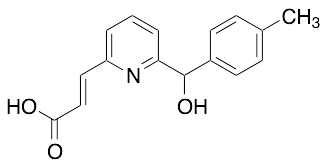 (E)-3-(6-(Hydroxy(p-tolyl)methyl)pyridin-2-yl)acrylic Acid