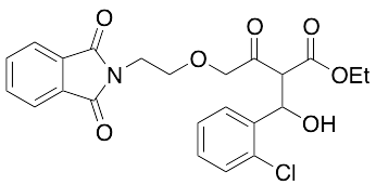2-[(2-Chlorophenyl)-beta-hydroxy-methyl]-4-[2-(1,3-dihydro-1,3-dioxo-2H-isoindol-2-yl)ethoxy]-3-oxobutanoic Acid Ethyl Ester