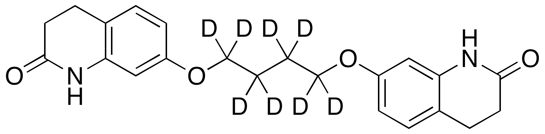 1,4-Bis[3,4-dihydro-2(1H)-quinolinon-7-oxy]butane-d8