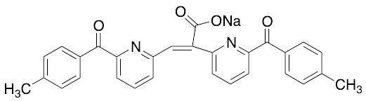 Sodium (E)-2,3-bis(6-(4-methylbenzoyl)pyridin-2-yl)acrylate