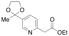 Ethyl 2-[5-(2-Methyl-1,3-dioxolan-2-yl)-2-pyridyl]acetate