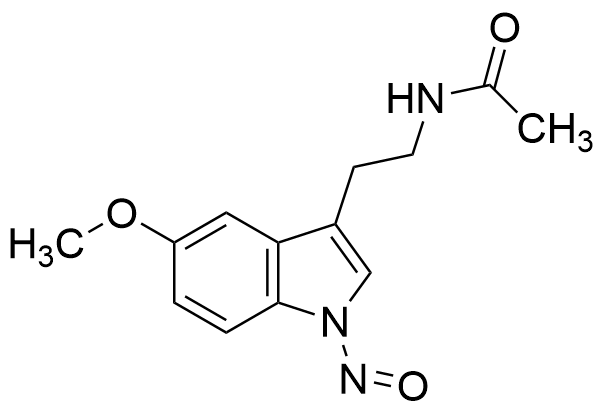 (N-(2-(5-methoxy-1-nitroso-1H-indol-3-yl)ethyl)acetamide