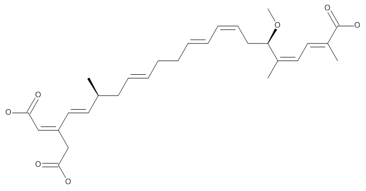 Bongkrekic Acid, >95%, from Pseudomonas Cocovenenans, ≥95% (HPLC), 1 mg/mL