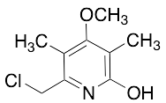 2-Chloromethyl-4-methoxy-3,5-dimethyl-6-hydroxypyridine