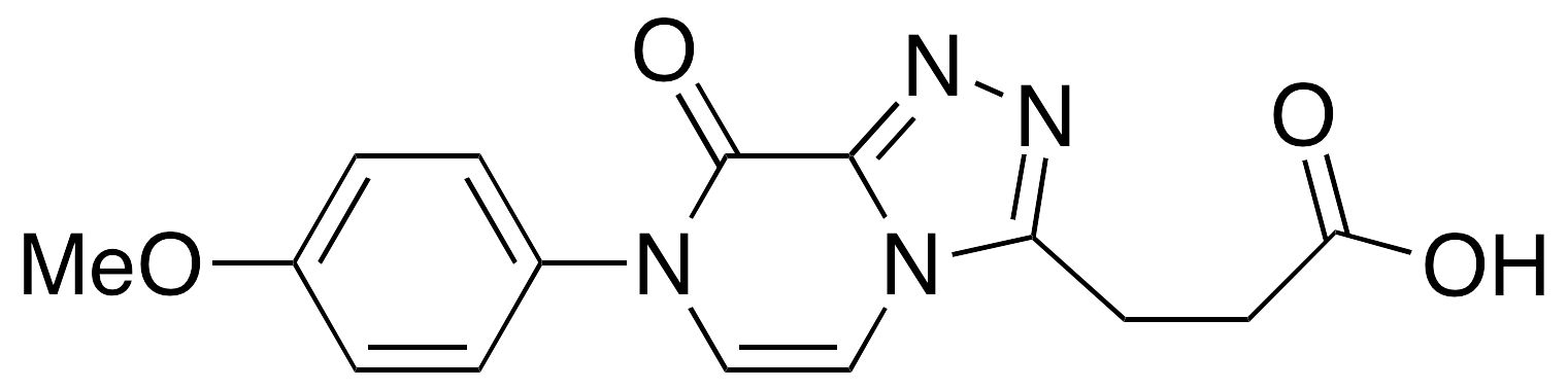 7-(4-Methoxyphenyl)-7,8-dihydro-8-oxo-1,2,4-triazolo[4,3-a]pyrazine-3-propanoic Acid