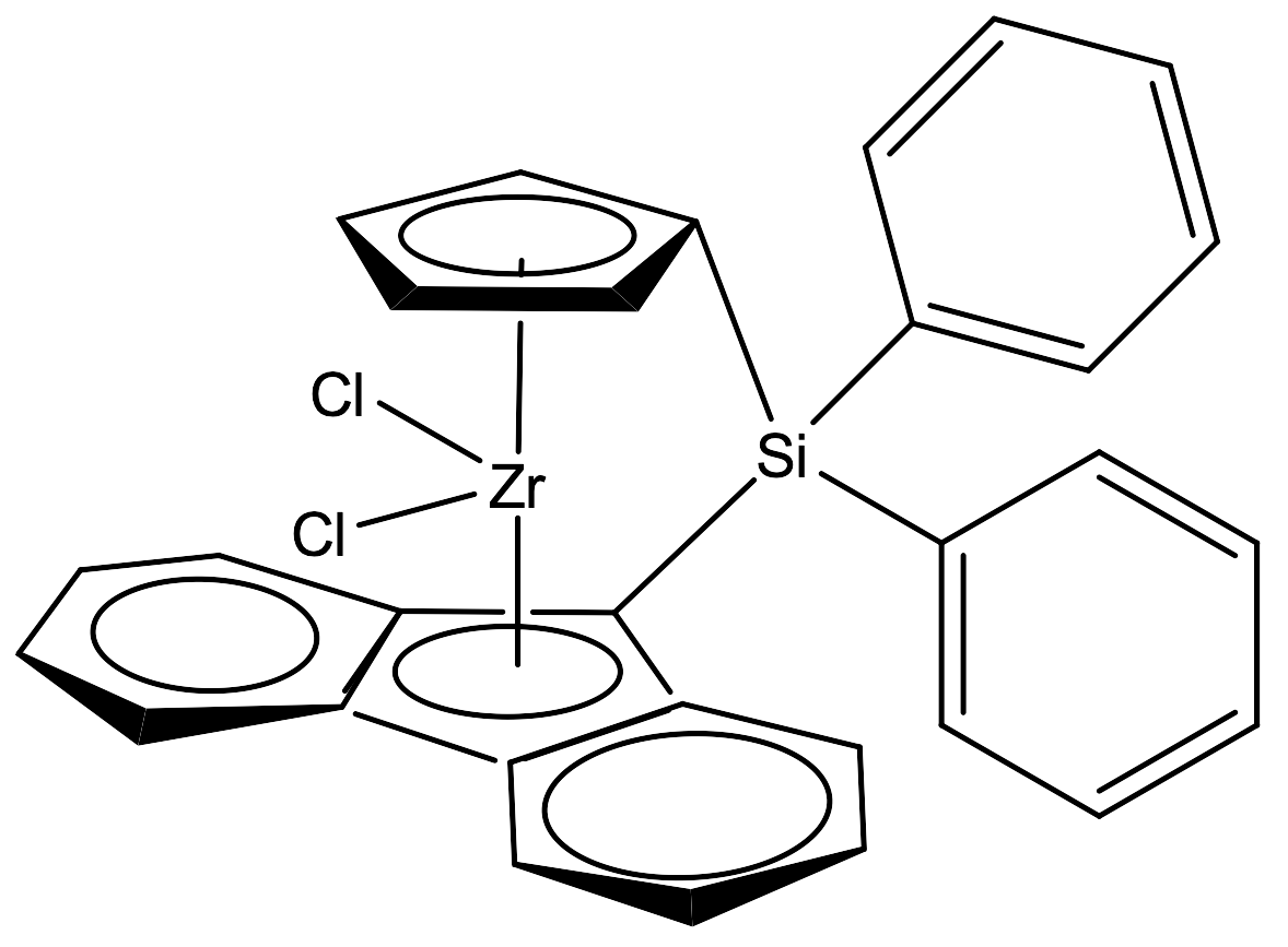Diphenylsilyl(cyclopentadienyl)(9-fluorenyl)zirconium Dichloride