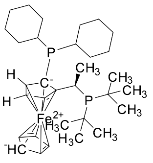 (R)-1-[(SP)-2-(Dicyclohexylphosphino)ferrocenyl]ethyldi-tert-butylphosphine