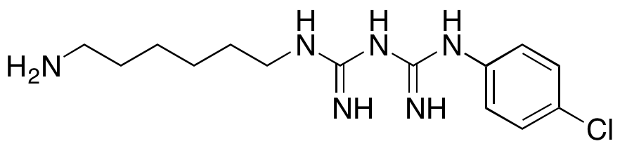 N-​(6-​Aminohexyl)​-​N'-​(4-​chlorophenyl)​imidodicarbonimidic Diamide Dihydrochloride