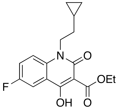 1-(2-Cyclopropylethyl)-6-fluoro-1,2-dihydro-4-hydroxy-2-oxo-3-quinolinecarboxylic Acid Ethyl Ester