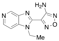 4-(1-Ethyl-1H-imidazo[4,5-c]pyridin-2-yl)-1,2,5-oxadiazol-3-amine