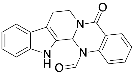 5-Oxo-7,8,13,13b-tetrahydroindolo[2',3':3,4]pyrido[2,1-b]quinazoline-14(5H)-carbaldehyde