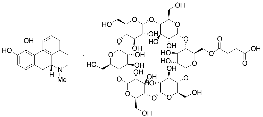 (R)-Apomorphine Succinyl-alpha-cyclodextin