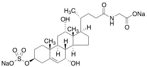 N-[(3beta,7alpha,12alpha)-7,12-Dihydroxy-24-oxo-3-(sulfooxy)chol-5-en-24-yl]glycine Disodium Salt