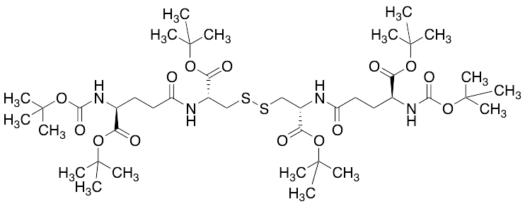 (3S,8R,13R,18S)-1,20-Bis(1,1-dimethylethoxy)-1,6,15,20-tetraoxo-10,11-dithia-2,7,14,19-tetraazaeicosane-3,8,13,18-tetracarboxylic Acid 3,8,13,18-Tetrakis(1,1-dimethylethyl) Ester