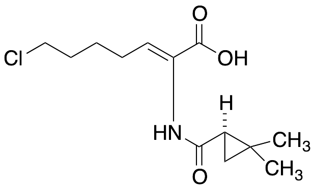 (2Z)​-7-​Chloro-​2-​[[[(1R)​-​2,​2-​dimethylcyclopropyl]​carbonyl]​amino]​-​2-​heptenoic Acid
