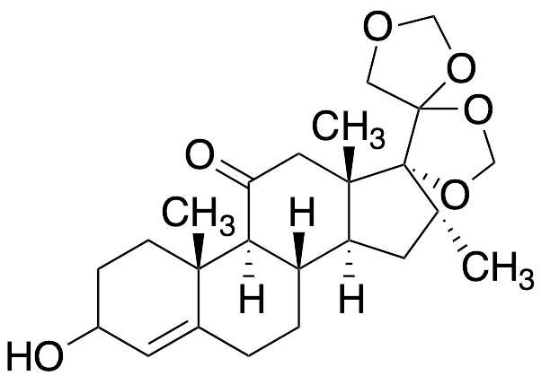 3-Hydroxy-16alpha-methyl-17,20:20,21-bis(methylenedioxy)-pregn-4-en-11-one