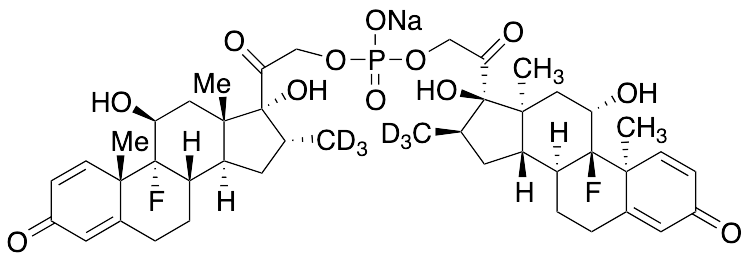 Dexamethasone 21-Phosphate Dimer-d6 Sodium Salt