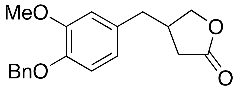 (±)-Dihydro-4-[[3-methoxy-4-(phenylmethoxy)phenyl]methyl]-2(3H)-furanone