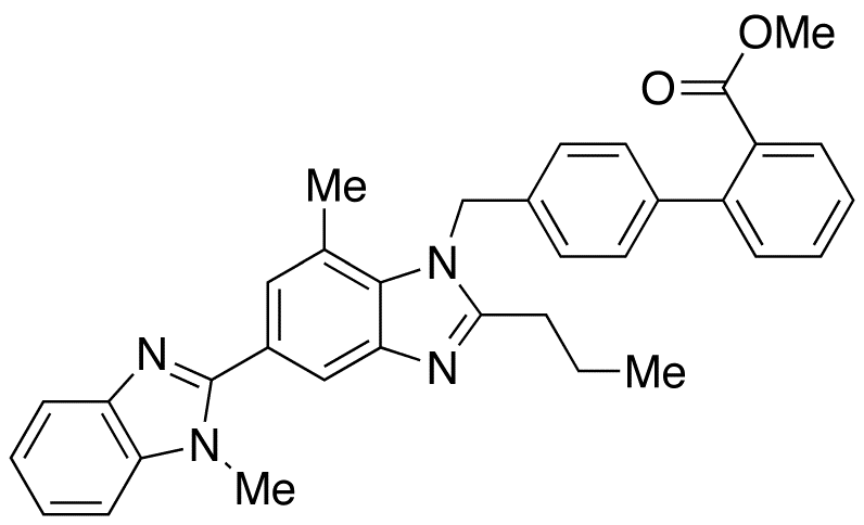 4'-[(1,7'-Dimethyl-2'-propyl[2,5'-bi-1H-benzimidazol]-1'-yl)methyl][1,1'-biphenyl]-2-carboxylic Acid Methyl Ester