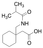 1-[[(2-Methyl-1-oxopropyl)amino]methyl]cyclohexaneacetic Acid