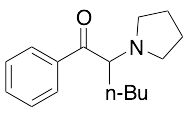 1-phenyl-2-(1-pyrrolidinyl)-1-Hexanone