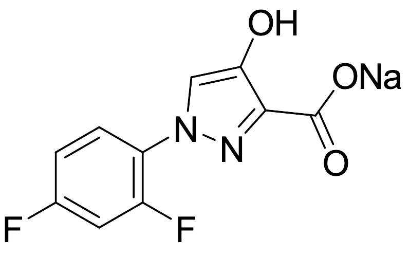 1-(2,4-Difluorophenyl)-4-hydroxy-1H-pyrazole-3-carboxylic Acid Sodium Salt