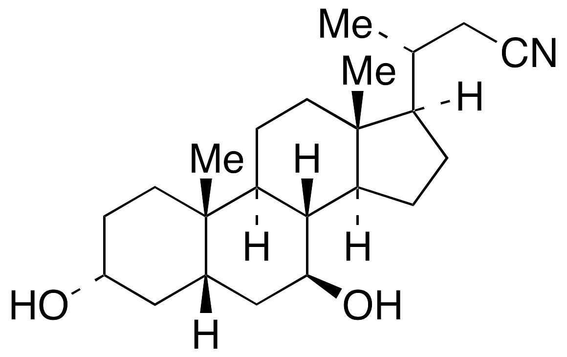 (3Alpha,5Beta,7Beta)-3,7-Dihydroxy-24-norcholane-23-nitrile