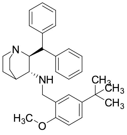 (2S,3R)-2-Benzhydryl-N-[(5-tert-butyl-2-methoxyphenyl)methyl]quinuclidin-3-amine