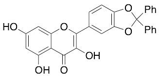 2-(2,2-Diphenyl-1,3-benzodioxol-5-yl)-3,5,7-trihydroxy-4H-1-benzopyran-4-one