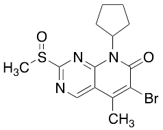 6-Bromo-8-cyclopentyl-5-methyl-2-(methylsulfinyl)pyrido[2,3-d]pyrimidin-7(8H)-one