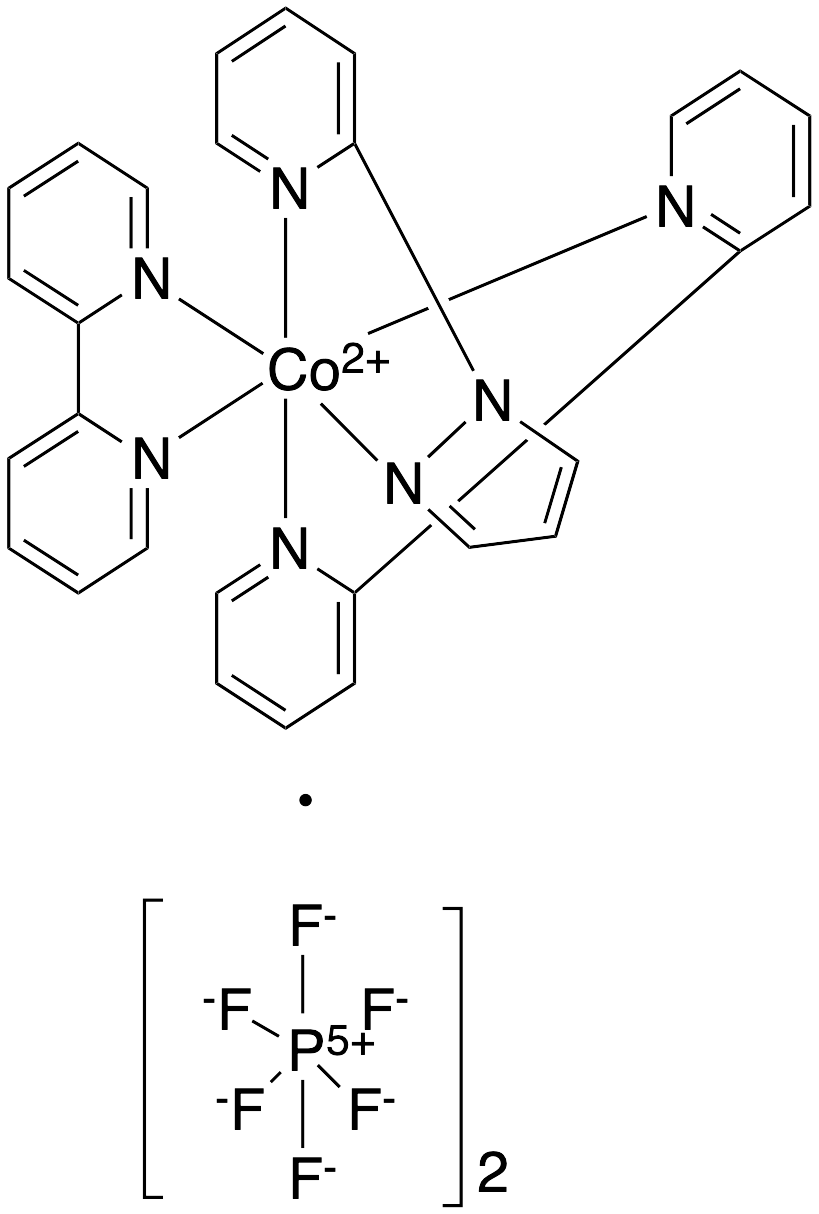 (OC-​6-​33')​-​Bis[6-​(1H-​pyrazol-​1-​yl-​κN2)​-​2,​2'-​bipyridine-​κN1,​κN1']​-Cobalt(2+)​ Hexafluorophosphate(​1-​)