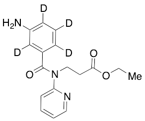 Ethyl 3-(3-Amino-N-(pyridin-2-yl)benzamido)propanoate-d4
