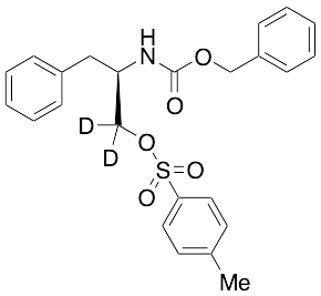 (R)-[1-[[[(4-Methylphenyl)sulfonyl]oxy]methyl]-2-phenylethyl]carbamic Acid Phenylmethyl Ester-d2