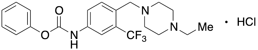 Phenyl (4-((4-Ethylpiperazin-1-yl)methyl)-3-(trifluoromethyl)phenyl)carbamate Hydrochloride