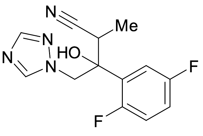 3-(2,5-Difluorophenyl)-3-hydroxy-2-methyl-4-(1H-1,2,4-triazol-1-yl)butanenitrile (Mixture of Diastereomers)