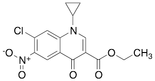 Ethyl 7-Chloro-1-cyclopropyl-6-nitro-4-oxo-1,4-dihydroquinoline-3-carboxylate