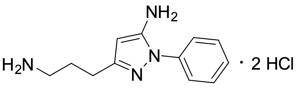 3-(3-Aminopropyl)-1-phenyl-1H-pyrazol-5-amine Dihydrochloride