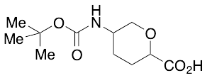 5-((tert-Butoxycarbonyl)amino)tetrahydro-2H-pyran-2-carboxylic Acid
