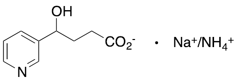 1-(3-Pyridyl)-1-butanol-4-carboxylic Acid Na+/NH4+ Salt