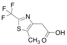 5-Methyl-2-(trifuloromethyl)-4-thiazoleacetic Acid