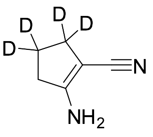 2-Amino-1-cyclopentene-1-carbonitrile-d4