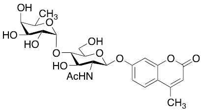 4-Methylumbelliferyl 2-Acetamido-2-deoxy-4-O-(Alpha-L-fucopyranosyl)-Beta-D-glucopyranoside