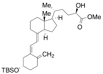 (3beta,5Z,7E,24R)-3-[[(1,1-Dimethylethyl)dimethylsilyl]oxy]-24-hydroxy-9,10-secochola-5,7,10(19)-triene-24-carboxylic Acid Methyl Ester