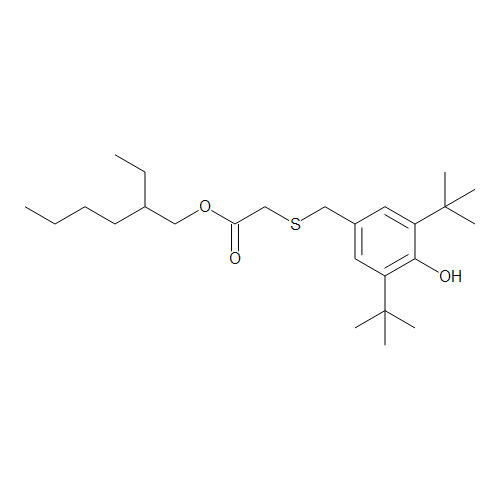 (((3,5-Bis(1,1-dimethylethyl)-4-hydroxyphenyl)methyl)thio)acetic acid 2-ethylhexyl ester