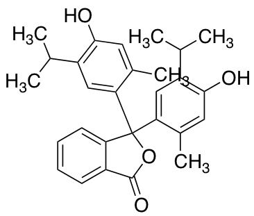 Thymolphthalein solution