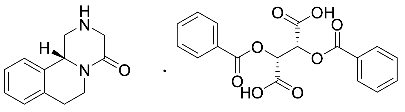 D-Praziquanamine L-Dibenzoyltartaric Acid